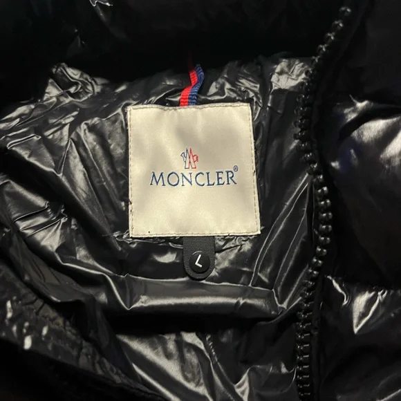 Moncler Shiny Black Puffer Jacket - Picture 5 of 8